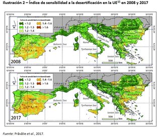 La lucha contra la desertificación en la UE