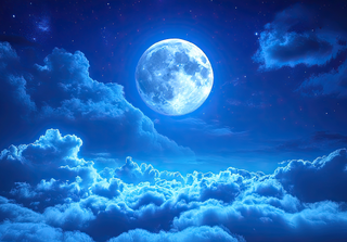 La 'Luna Blu' non &egrave; blu: la vera definizione di un fenomeno che ha dato origine a un modo di dire