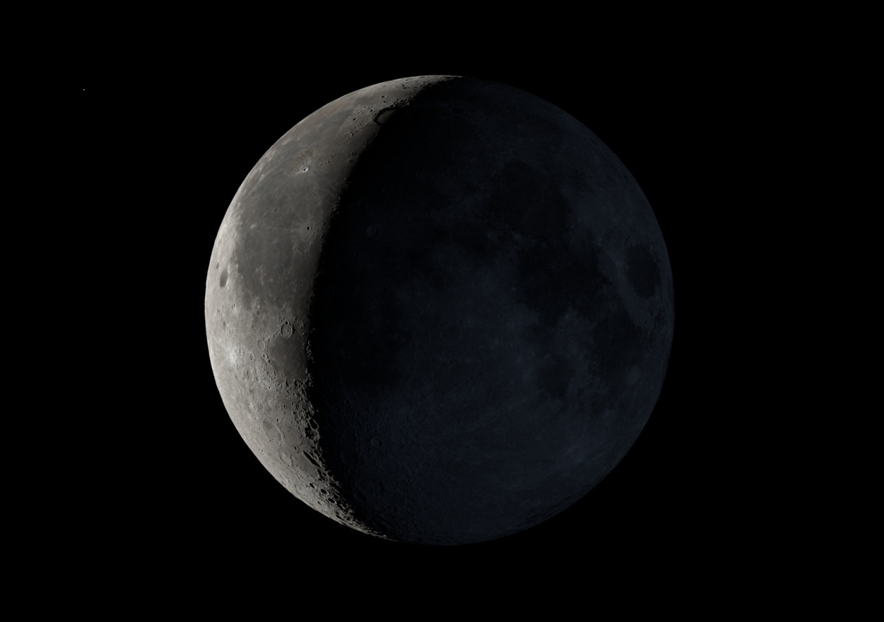 Así luce la Luna hoy 20 de julio de 2025 según el sitio Daily Moon de la NASA.