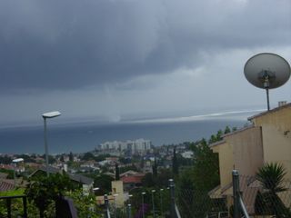 La manga-tornado de El Masnou