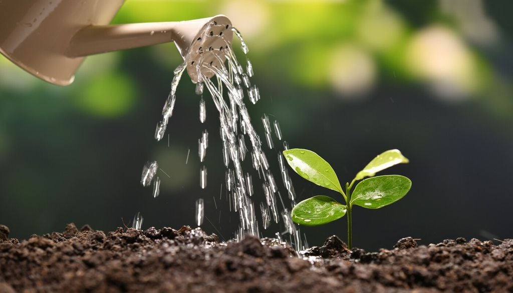 Irrigazione regolare senza ristagni