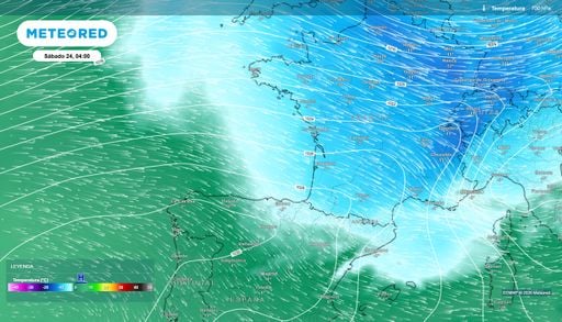 La masa de aire polar dejar&aacute; ma&ntilde;ana temperaturas de 1 &ordm;C en capitales del interior norte peninsular