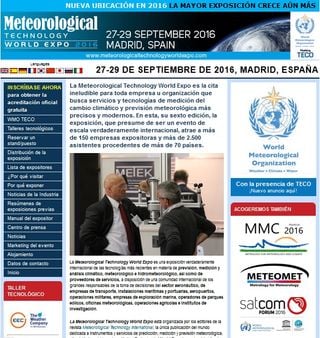 La Meteorological Technology World Expo este año en Madrid, España