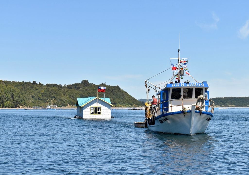 La minga es una práctica solidaria característica de los pueblos del sur de Chile. Crédito: Municipalidad de Puqueldón.