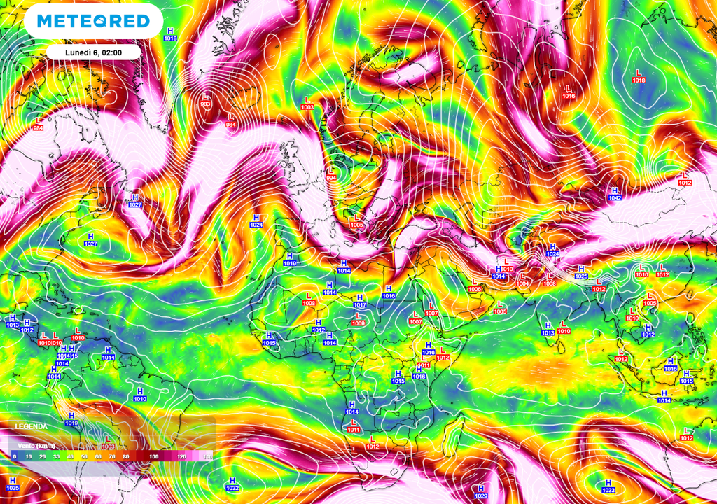 Corrente a getto polare.