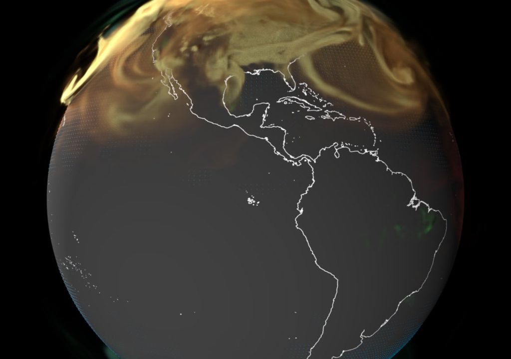 modelo, NASA, dióxido de carbono