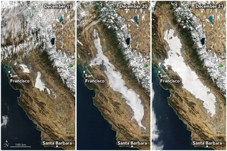 La niebla Tule de California