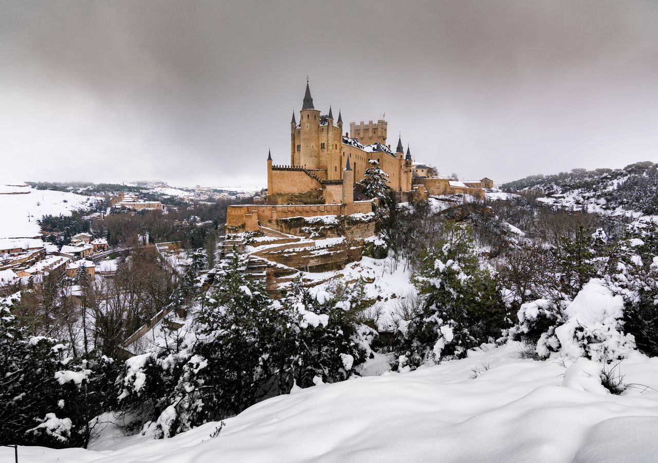 La nieve llega a Madrid, Segovia y Ávila mientras se acumula más de ...