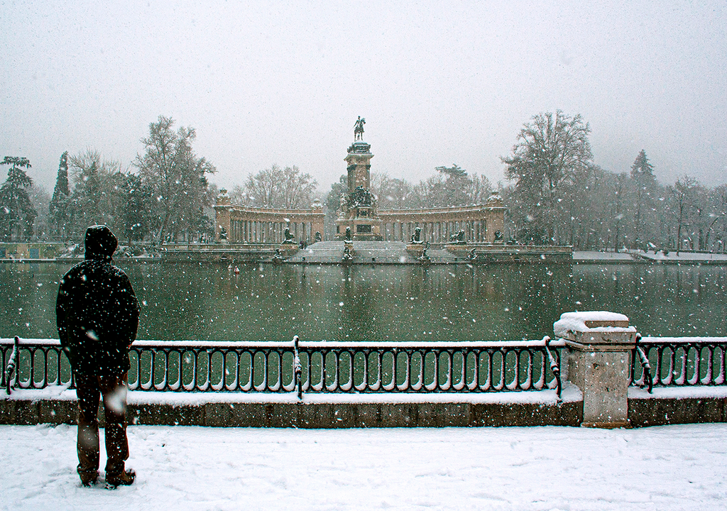 Nieve en Madrid