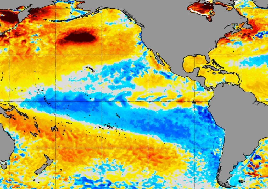 Anomalía de temperatura del mar
