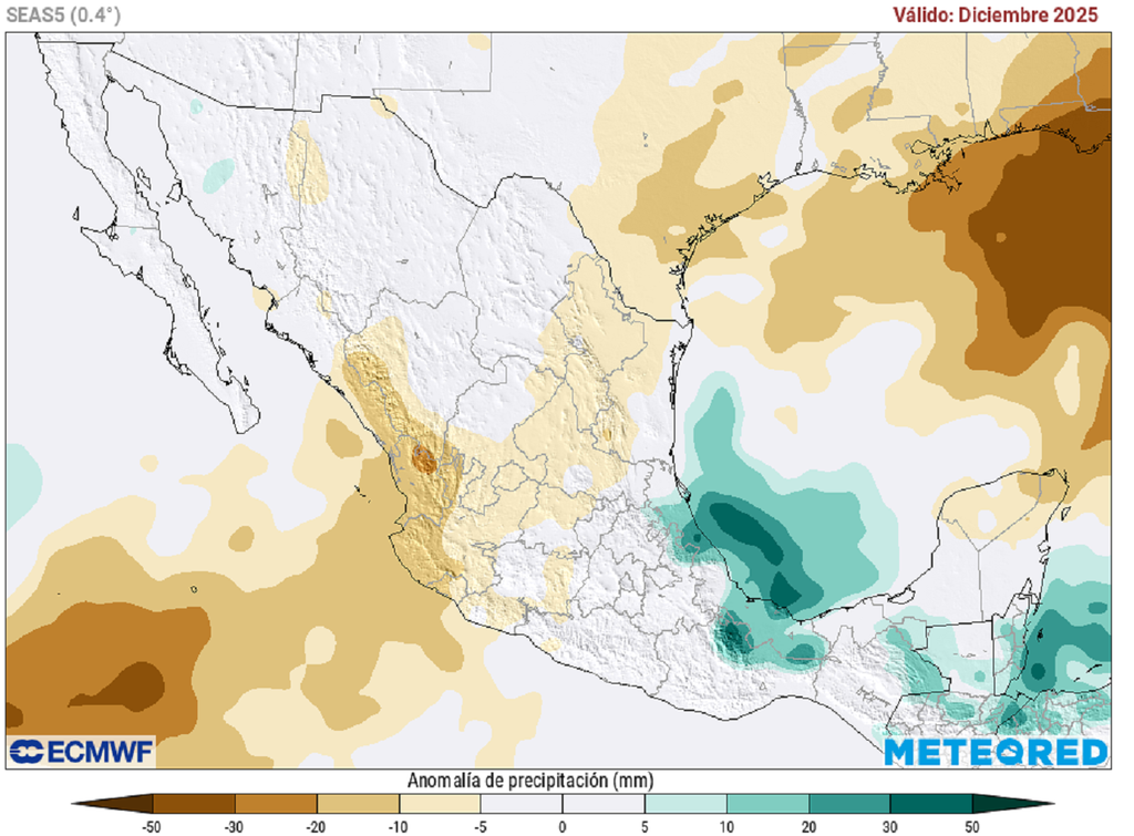 Nous espérons que l'hiver ne sera pas trop sec, avec d'éventuelles précipitations au Mexique, ainsi que des chutes de neige dans plusieurs régions.
