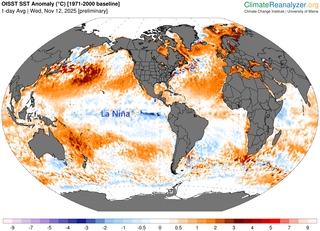 Predicción actualizada sobre La Niña: continuará durante el invierno del hemisferio norte a la espera de un El Niño