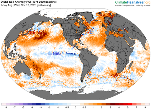 Predicción actualizada sobre La Niña: continuará durante el invierno del hemisferio norte a la espera de un El Niño