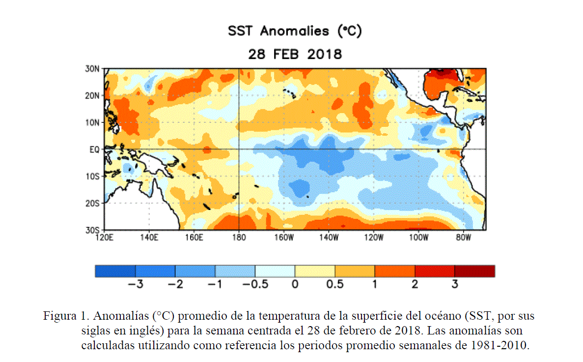 La Niña Se Debilitó El Pasado Mes De Febrero De 2018