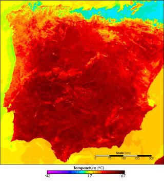 La ola de calor del verano en España a primeros de julio