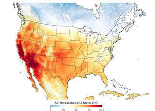 La ola de calor en California se adapta a una tendencia