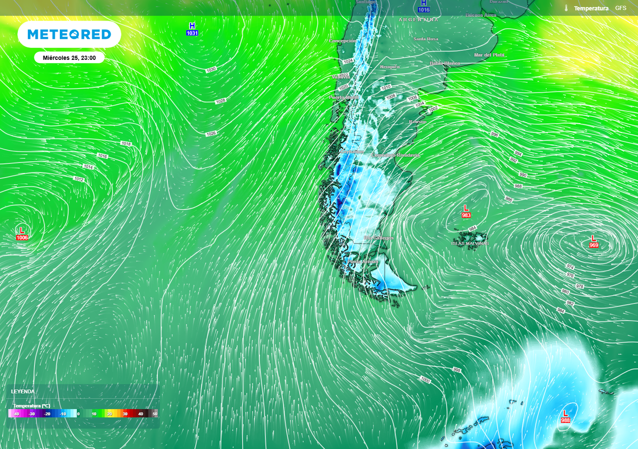 La ola polar ya empezó en Chile: 