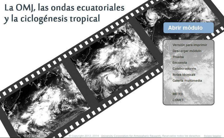 La Omj, Las Ondas Ecuatoriales Y La Ciclogénesis Tropical