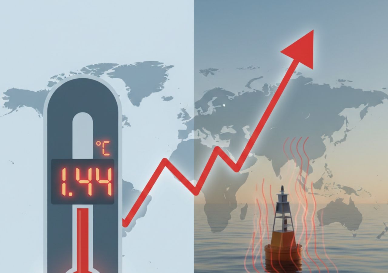 El año 2025 se consolidó como uno de los tres años más cálidos jamás registrados.