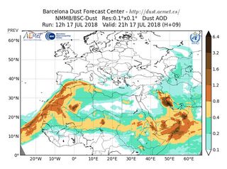 La OMM destaca la acción sobre las tormentas de arena y polvo