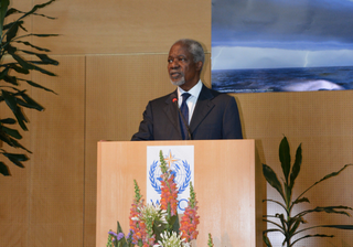 La OMM lamenta el fallecimiento de Kofi Annan
