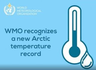 La OMM reconoce un nuevo récord de temperatura en el Ártico de 38 ° C