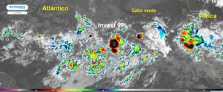 La onda tropical atlántica es ya el Invest 97L y Howard ya es huracán