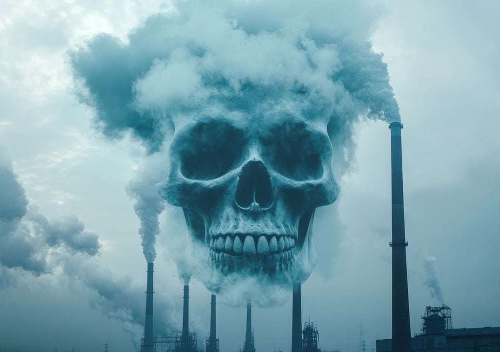 La contaminación mata. La ONU advierte 9 millones de personas al año por causas relacionadas con la contaminación del aire, suelo y agua.