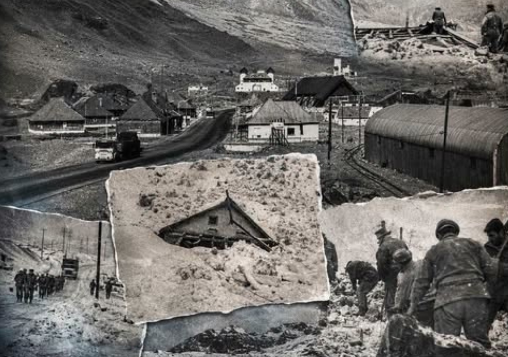 La otra tragedia de los Andes Las escenas posteriores a los aludes en Puente del Inca y Las Cuevas fueron desoladoras, con casi 100 personas sepultadas bajo el material. Foto: Mendoza Antigua