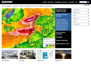 La página web del CEPMP/ECMWF ha cambiado hoy
