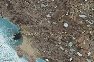 La península de Wollaston, Isla Victoria
