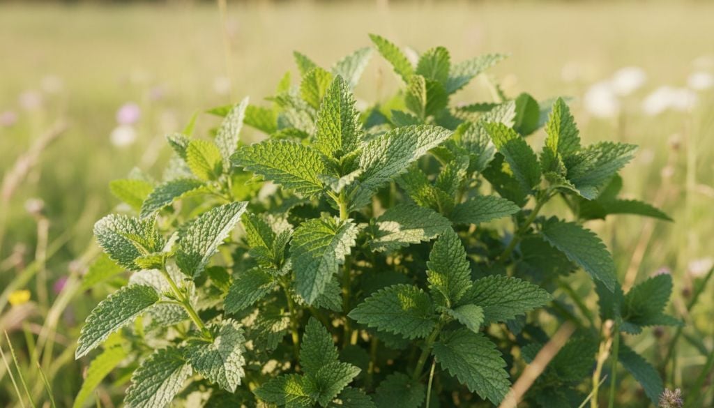 La Melissa officinalis tiende a expandirse rápidamente en forma de arbusto rústico y muy decorativo.