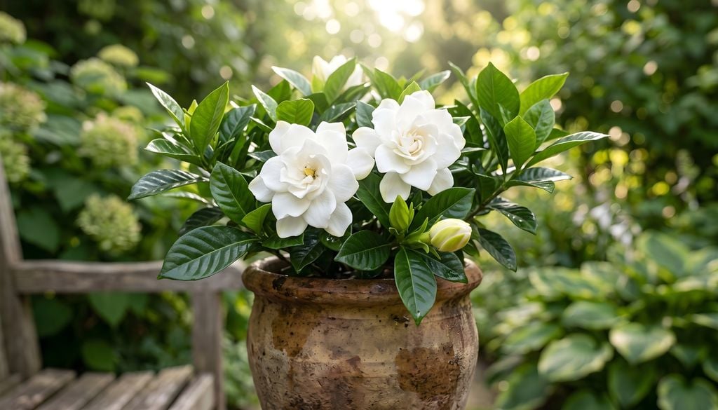 gardenia Sus flores blancas y su intenso perfume hacen de la gardenia una de las protagonistas más atractivas de la primavera.