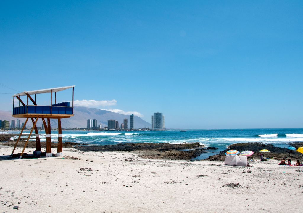 Playa Cavancha de Iquique.