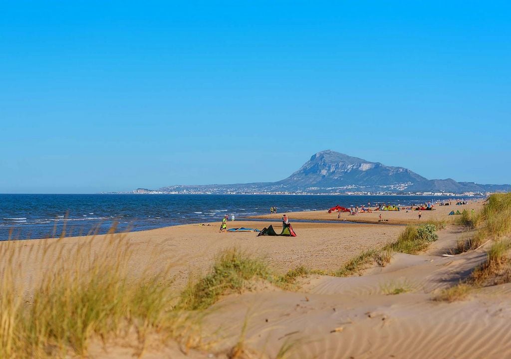 Playa de Rabdells, en Oliva, Valencia