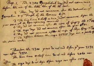 Isaac Newton predijo en 1704 la fecha exacta del Apocalipsis: no falta mucho para su "nuevo comienzo"