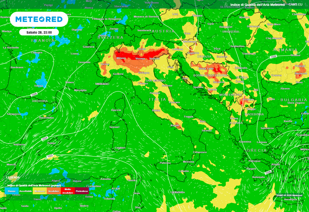 Non solo nord Italia e Pianura Padana: qualità pessima anche al centro e al sud