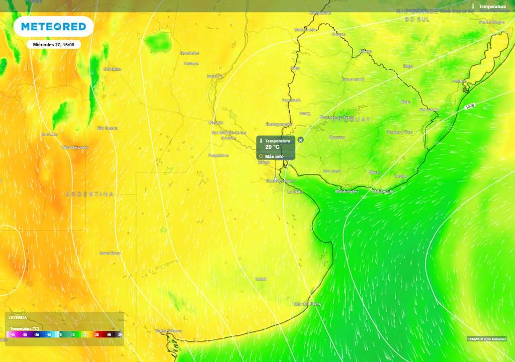 Buenos Aires tiempo clima pronóstico primavera agosto