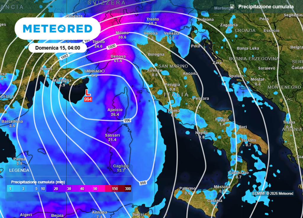 Nella notte tra sabato e domenica il nord e la fascia tirrenica saranno ancora colpiti dal maltempo. Poi il peggioramento si sposterà verso sud.