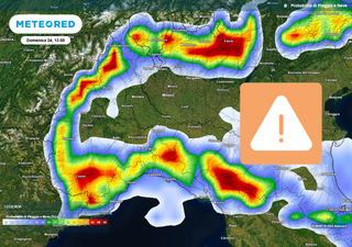 La Protezione Civile lancia l'avviso per oggi, domenica 24 agosto: ancora forti temporali con grandine in 7 regioni