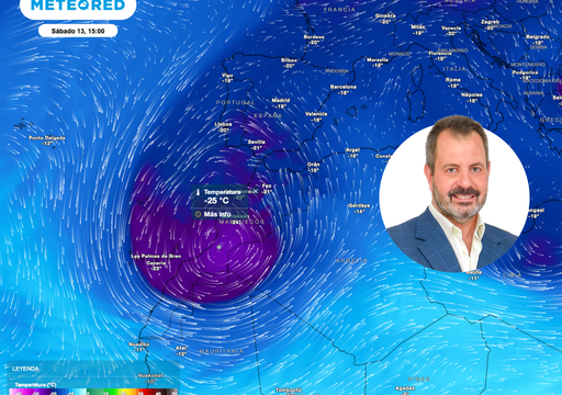 La próxima ondulación del chorro polar formará una dana: consulta las zonas de España afectadas por sus lluvias