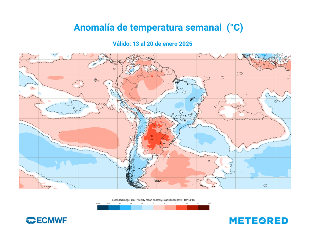 mapa de anomalía de temperatura. mapa de anomalía de temperatura.