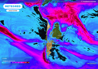 La próxima semana se esperan temperaturas más frescas, lluvias hasta el Biobío y tormentas en cordillera