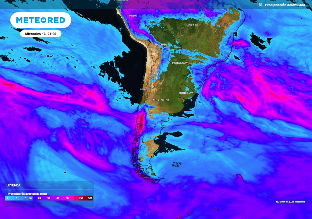 Tiempo Argentina clima pronóstico fin de semana agosto frío lluvias SMN