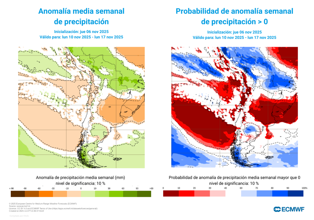 anomalías de precipitación