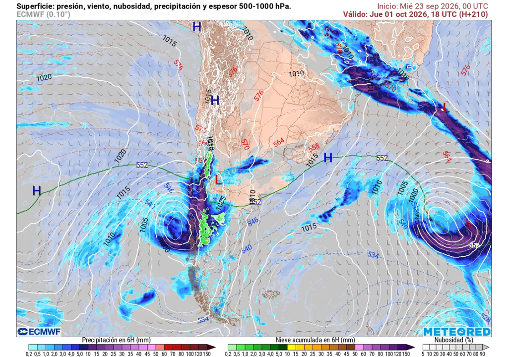 La próxima semana, sectores cordilleranos del Biobío, La Araucanía y de Los Ríos podrían recibir nuevamente lluvias con isoterma cero alta.