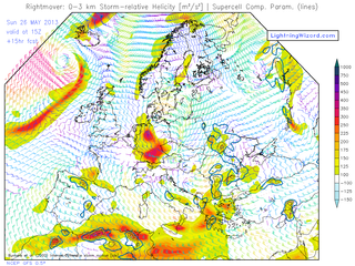 La RAM te pone a prueba: Splitting storms y supercélulas para el 26 de mayo de 2013