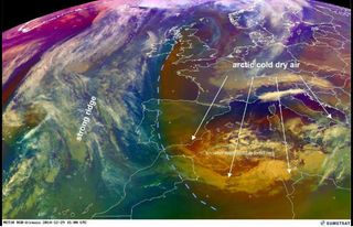 La RAM te pone a prueba: uso de las imágenes de masas de aire para identificar irrupciones de aire frío en capas bajas