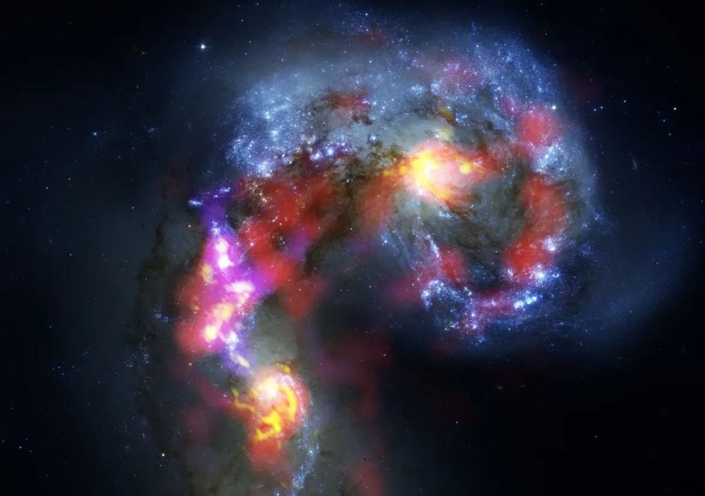 galaxias Antena galaxias Antena