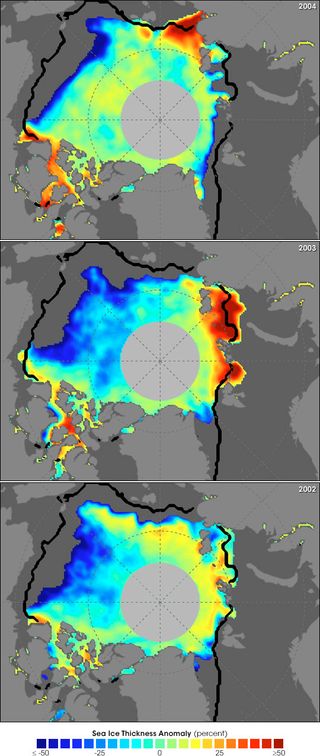La reducción del hielo del mar Ártico continúa
